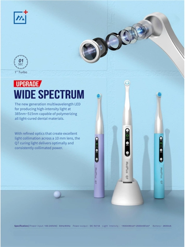 Dental LED Curing Light CE Certified Battery Wireless